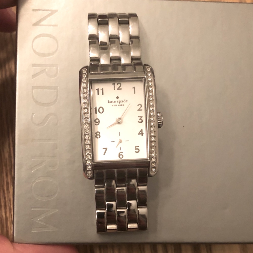 Kate Spade Watch silver and rhinestone